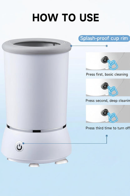 360° Electric Pet Paw Washer – Rechargeable Silicone Dog Paw Cleaner Cup