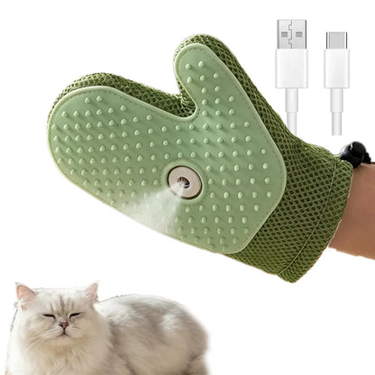 Electric Steaming Cat & Dog Brush – 3-in-1 Pet Hair Remover & Massage Grooming Comb